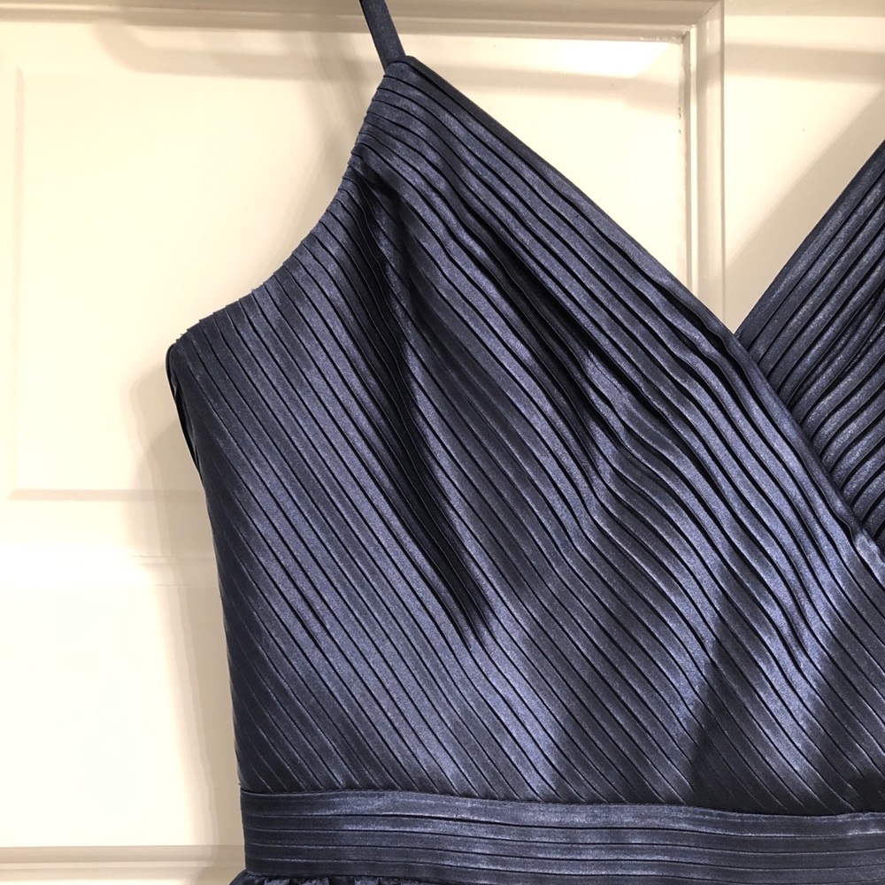 Chi Chi Navy Pleated Dress